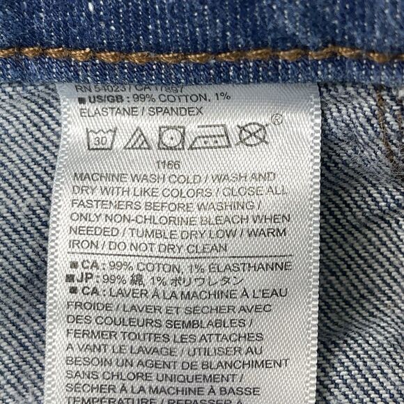 Banana Republic Jeans Women’s 29 Blue Straight Fit Wide Leg High Rise Dark Wash - Picture 7 of 12